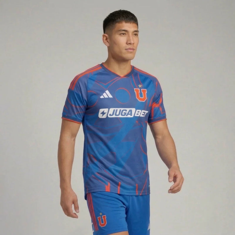 Camisa Universidad de Chile I 2026 - Varal do Torcedor P / Não / Sem Patch Otimizado