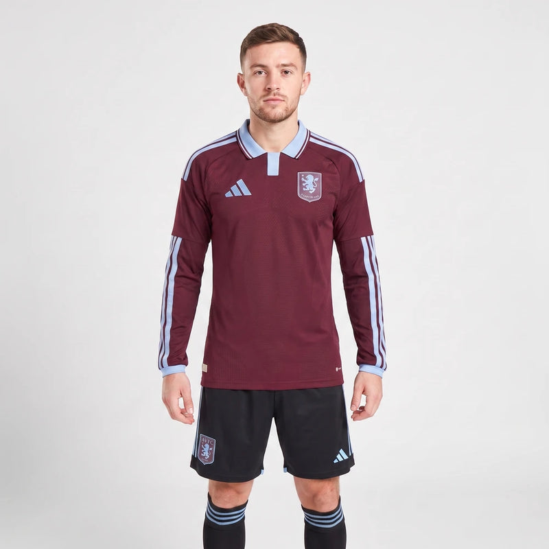 Camisa Jogador Aston Villa I 2026/27 - Manga Longa - Varal do Torcedor P / Não / Sem Patch Otimizado