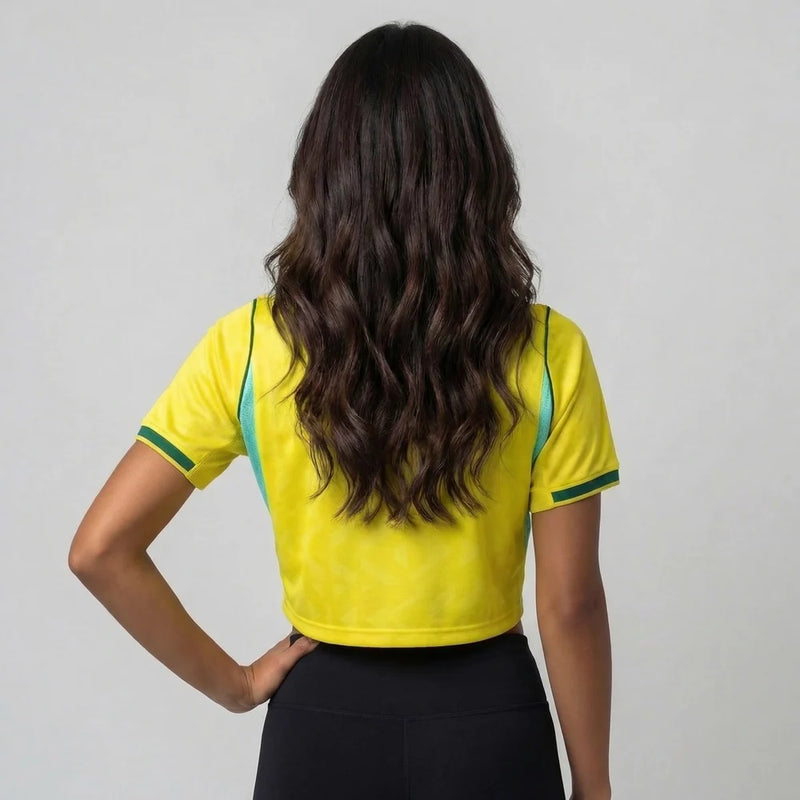Cropped Seleção Brasileira I 2026 - Varal do Torcedor P / Não / Sem Patch Otimizado
