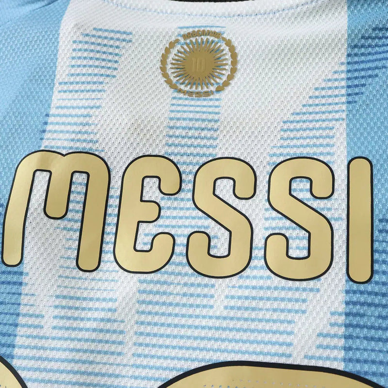 Camisa Especial Argentina Messi Manga Longa 2026/27 - Versão Jogador