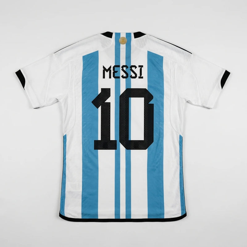 Camisa Argentina I 2022 - Varal do Torcedor P / Messi 10 / Sem Patch Otimizado