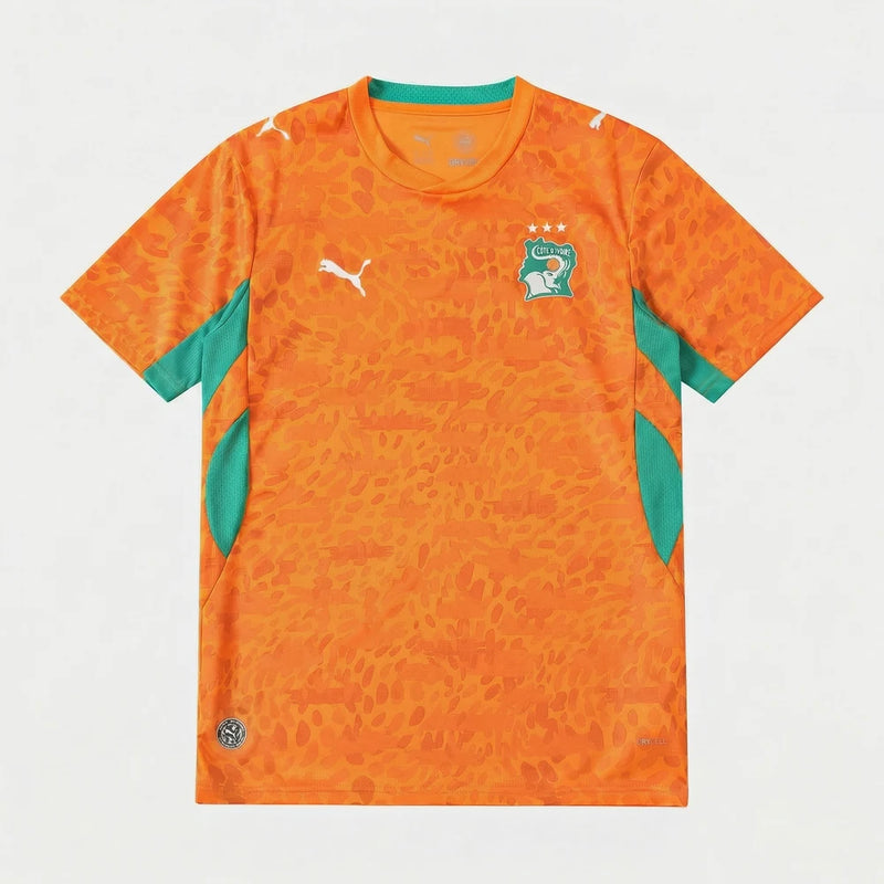 Camisa Costa do Marfim I 2026 - Varal do Torcedor P / Não / Sem Patch Otimizado