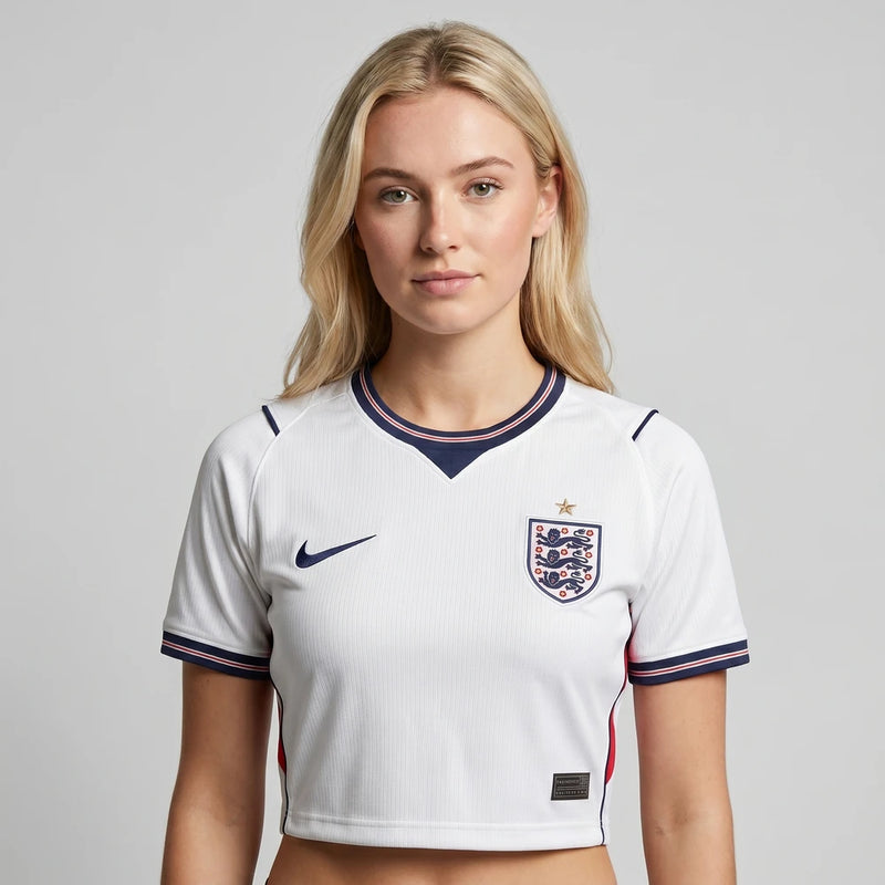 Cropped I Inglaterra 2026 - Varal do Torcedor P / Não / Sem Patch Otimizado