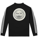 Camisa Oasis Tour 3-Stripes Black - Long Sleeve