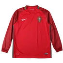 camisa retrô portugal, portugal 2016, eurocopa 2016, camisa histórica portugal, camisa manga longa portugal, cristiano ronaldo portugal, seleção portuguesa, escudo bordado portugal, futebol europeu, camisa retrô masculina


