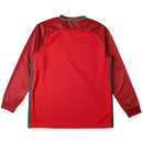 camisa retrô portugal, portugal 2016, eurocopa 2016, camisa histórica portugal, camisa manga longa portugal, cristiano ronaldo portugal, seleção portuguesa, escudo bordado portugal, futebol europeu, camisa retrô masculina

