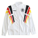 Corta vento retrô Alemanha 1996, jaqueta inspirada na Euro 96, agasalho clássico da seleção alemã, escudo bordado, faixas preta vermelha e dourada, jaqueta anos 90 futebol Alemanha

