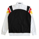 Corta vento retrô Alemanha 1996, jaqueta inspirada na Euro 96, agasalho clássico da seleção alemã, escudo bordado, faixas preta vermelha e dourada, jaqueta anos 90 futebol Alemanha

