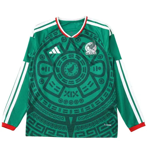 Camisa México I 2026 - Manga Longa - Varal do Torcedor P / Não / Sem Patch Otimizado