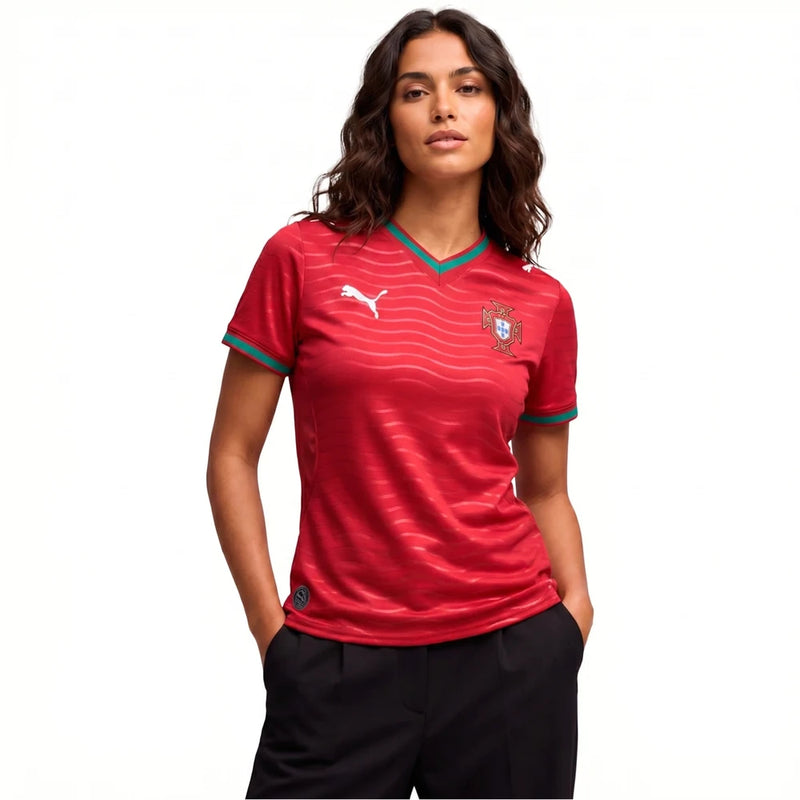 Camisa Portugal I 2026 - Feminina - Varal do Torcedor P / Não / Sem Patch Otimizado
