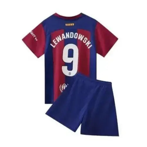 Kit Infantil Barcelona I 2023/2024 - Lewandowski