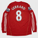 Camisa Retrô Liverpool I 2010/11 - Manga Longa - Varal do Torcedor P / Gerrard 8 / Premier League Otimizado