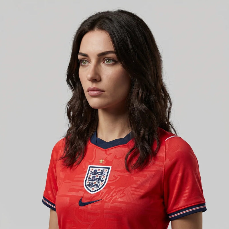 Camisa Inglaterra II 2026 - Feminina - Varal do Torcedor P / Não / Sem Patch Otimizado