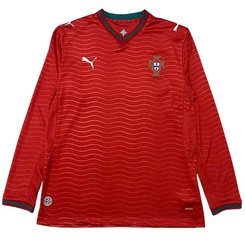 Camisa Portugal I 2026 Manga Longa – Uniforme Titular