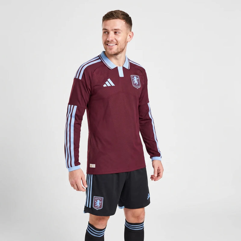 Camisa Jogador Aston Villa I 2026/27 - Manga Longa - Varal do Torcedor P / Não / Sem Patch Otimizado