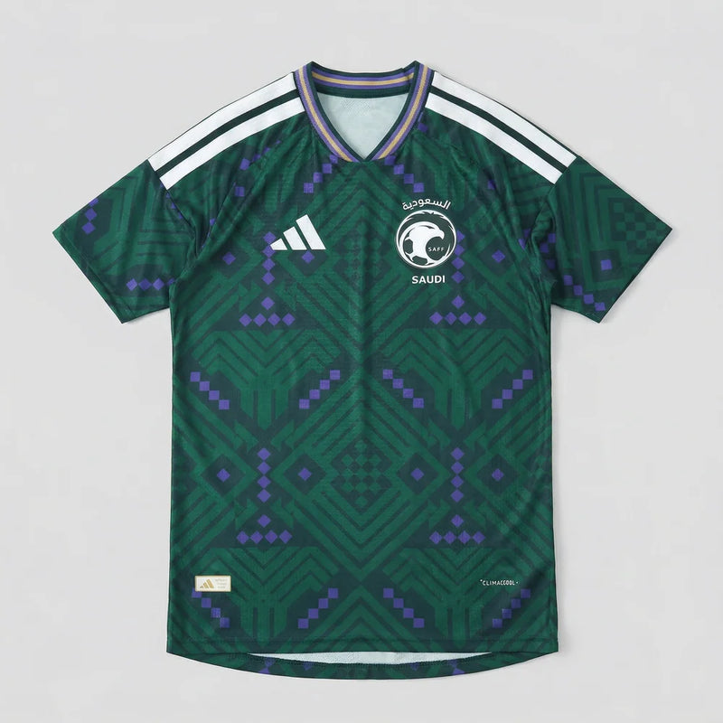 Camisa Arábia Saudita I 2026 - Versão Jogador - Varal do Torcedor P / Não / Sem Patch Otimizado