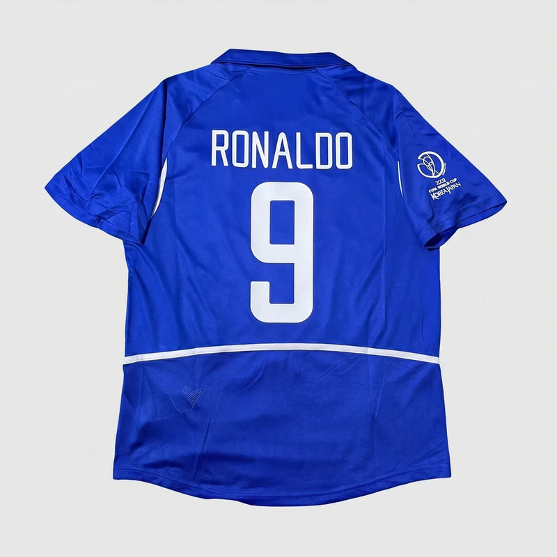 Camisa Retrô Seleção Brasileira II 2002 - Varal do Torcedor P / Não / Copa do Mundo 2002 Otimizado