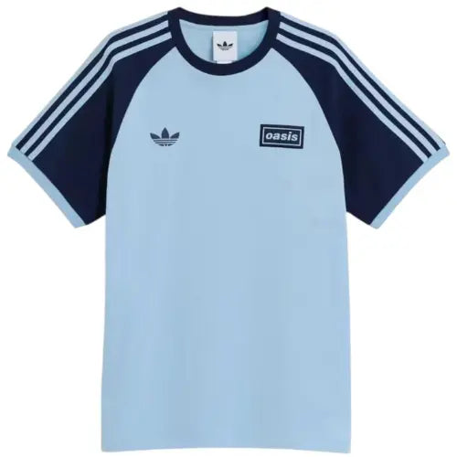 Camisa Oasis Tour 3-Stripes Blue