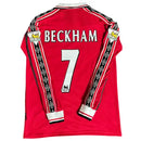 Camisa Retrô Manchester United I 1999 - Manga Longa