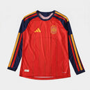 Camisa Espanha Manga Longa I 26/27 - Versão Jogador