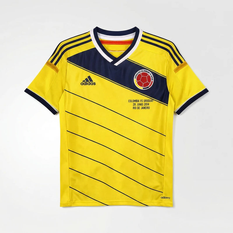 Camisa Colômbia I 2014 - Varal do Torcedor P / Com Personalização / Sem Patch Otimizado
