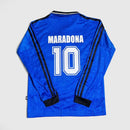 Camisa Manga Longa Retrô Argentina 1994 - Maradona 10