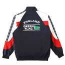 corta vento inglaterra retrô 1998, escudo bordado inglaterra, jaqueta futebol inglês vintage, jaqueta seleção copa 1998, corta vento anos 90 inglaterra

