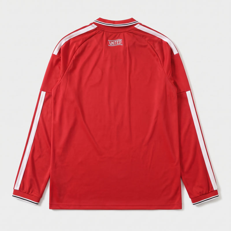 Camisa Manchester United I 2026/27 - Manga Longa - Varal do Torcedor P / Não / Sem Patch Otimizado