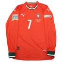 camisa portugal 2025, manga longa portugal, ronaldo 7 portugal, liga das nações 2025, camisa portugal ronaldo, uniforme portugal 2025/26, camisa torcedor portugal, camisa vermelha portugal

