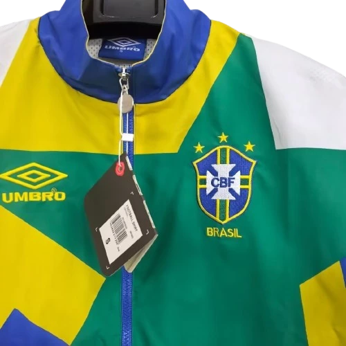 Jaqueta Retrô Seleção Brasileira 1994 - Varal do Torcedor P Otimizado