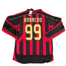 Camisa Manga Longa Retrô Milan I 2006/2007 - Ronaldo 99