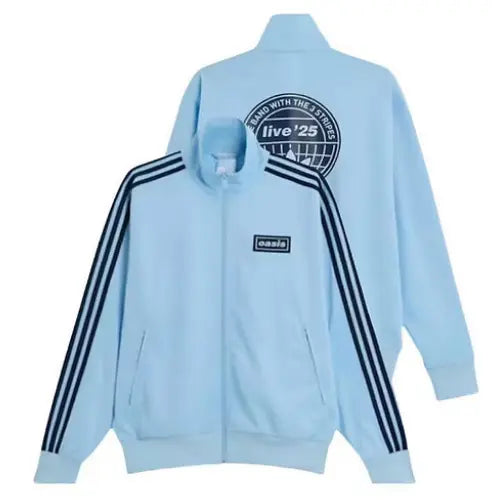 Jaqueta Oasis Tour 3-Stripes Blue - Varal do Torcedor P Otimizado
