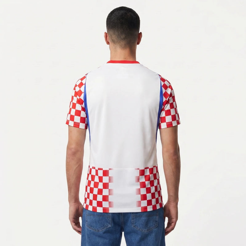 Camisa Croácia I 2026 - Varal do Torcedor P / Não / Sem Patch Otimizado
