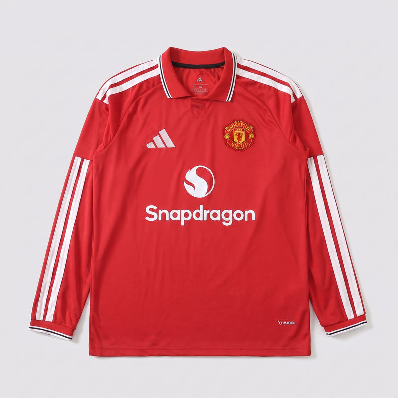 Camisa Manchester United I 2026/27 - Manga Longa - Varal do Torcedor P / Não / Sem Patch Otimizado