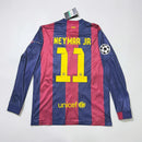 Camisa Retrô Barcelona I 2015 - Manga Longa - Varal do Torcedor P / Neymar Jr 11 + Match Day Final Champions League 2015 / Sem Patch Otimizado