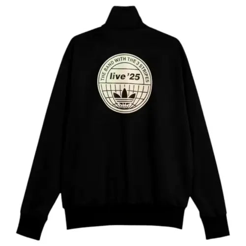 Jaqueta Oasis Tour 3-Stripes Black - Varal do Torcedor P Otimizado