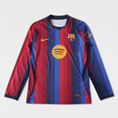 Camisa Barcelona Manga Longa I 26/27 - Versão Jogador