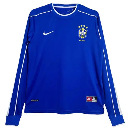 Camisa Retrô Seleção Brasileira II 1998- Manga Longa