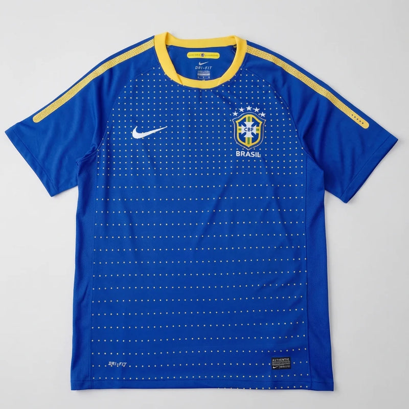 Camisa Retrô Seleção Brasileira I 2010 - Varal do Torcedor P / Não / Sem Patch Otimizado