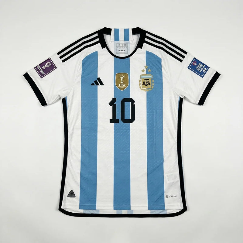 Camisa Argentina I 2022 - Varal do Torcedor P / Messi 10 / Sem Patch Otimizado