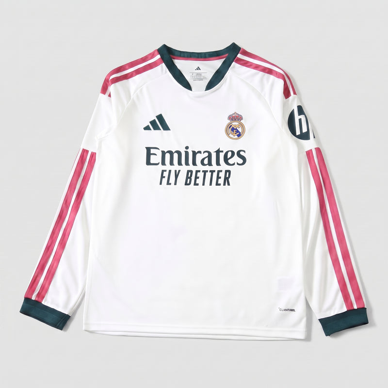 Camisa Real Madrid I 2026/27 - Manga Longa - Varal do Torcedor P / Não / Sem Patch Otimizado