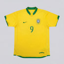 Camisa Seleção Brasileira I 2006 - Varal do Torcedor P / Ronaldo 9 / Sem Patch Otimizado