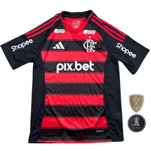 Camisa Mengão I 2025/2026 - Todos os Patrocínios