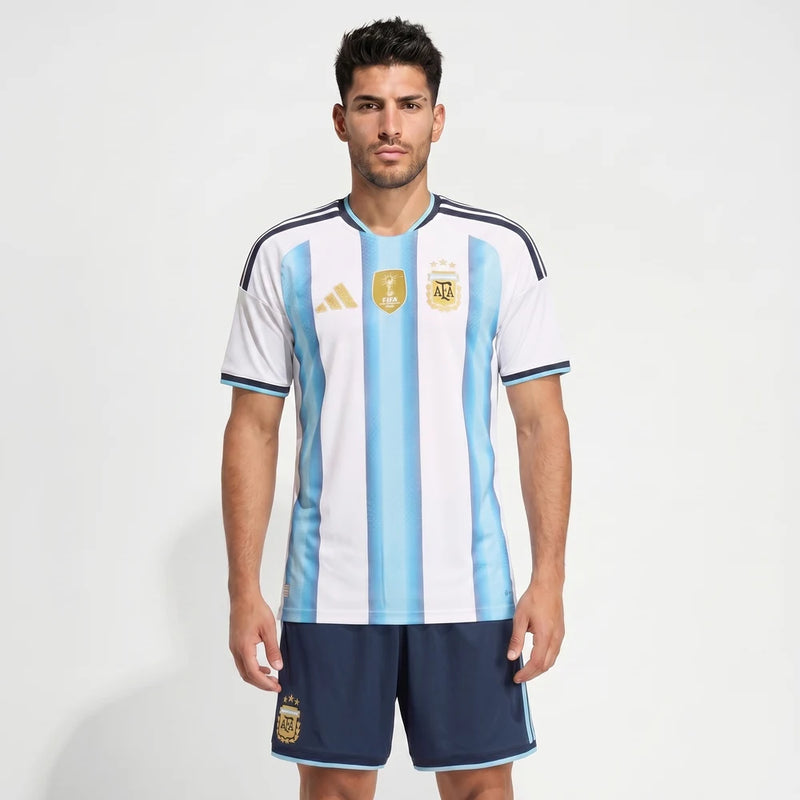 Camisa Argentina I 2026 - Versão Jogador - Varal do Torcedor P / Não / Sem Patch Otimizado