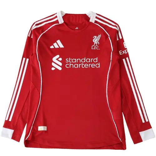 Camisa Jogador Liverpool I 2025/26 - Manga Longa