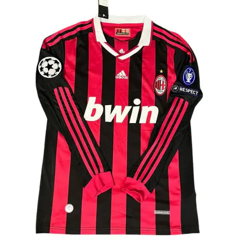 Camisa Retrô Manga Longa Milan I 2009/2010 - Pato #7