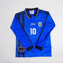 Camisa Manga Longa Retrô Argentina 1994 - Maradona 10