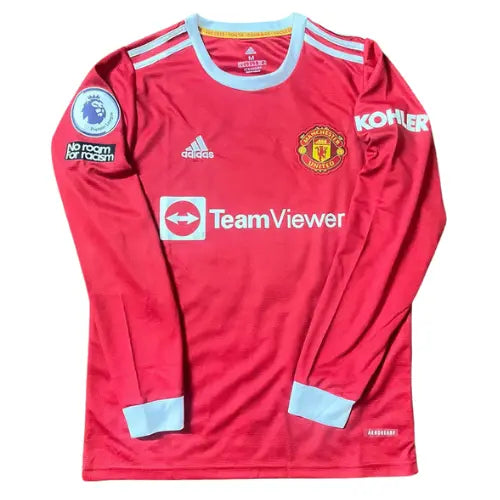 Camisa Retrô Manchester United I 2021/22 - Manga Longa
