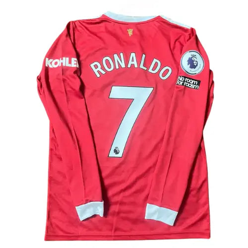 Camisa Retrô Manchester United I 2021/22 - Manga Longa