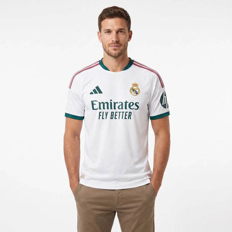 Camisa Real Madrid I 2026/27 - Versão Jogador - Varal do Torcedor P / Não / Sem Patch Otimizado